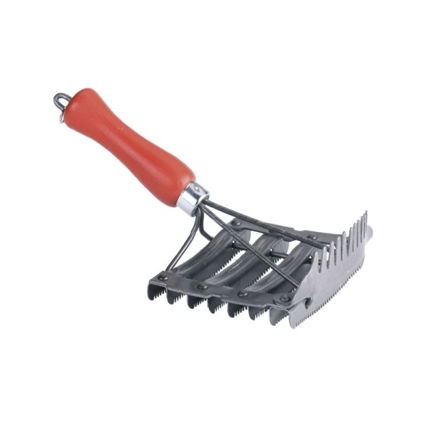 8 Dişli Yeleli Tip Metal Hayvan Kaşağı