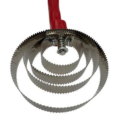 Çift Yönlü Kullanım Yuvarlak Metal Kaşağı | Çiftlik Reyonu